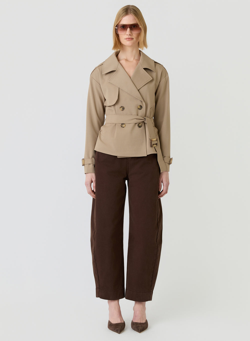Avenue Cropped Trench Ashwood