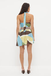 Essence Mini Dress - Abstract Painterly
