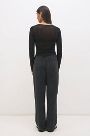 Yasmin Knit Top Black