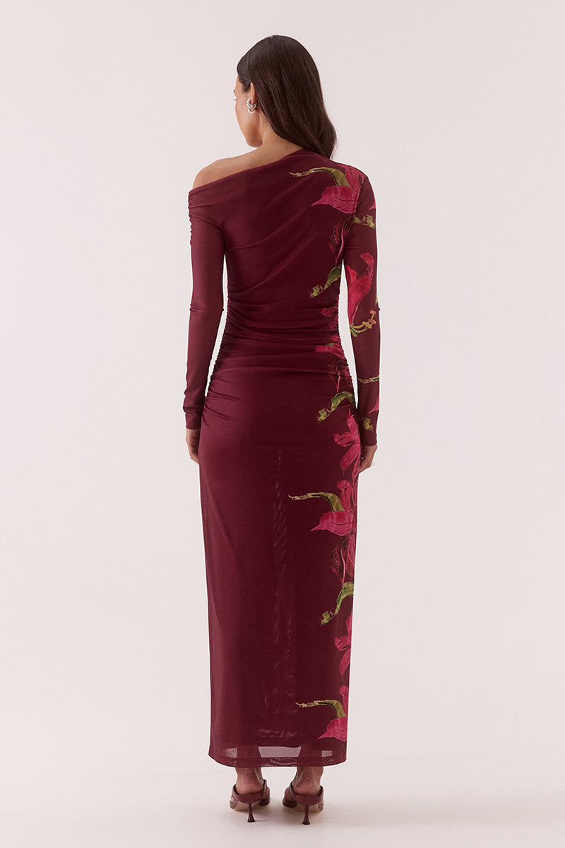 Azalea Longsleeve Dress Vino