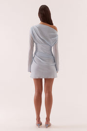 Ada Long Sleeve Mini Whisper Blue