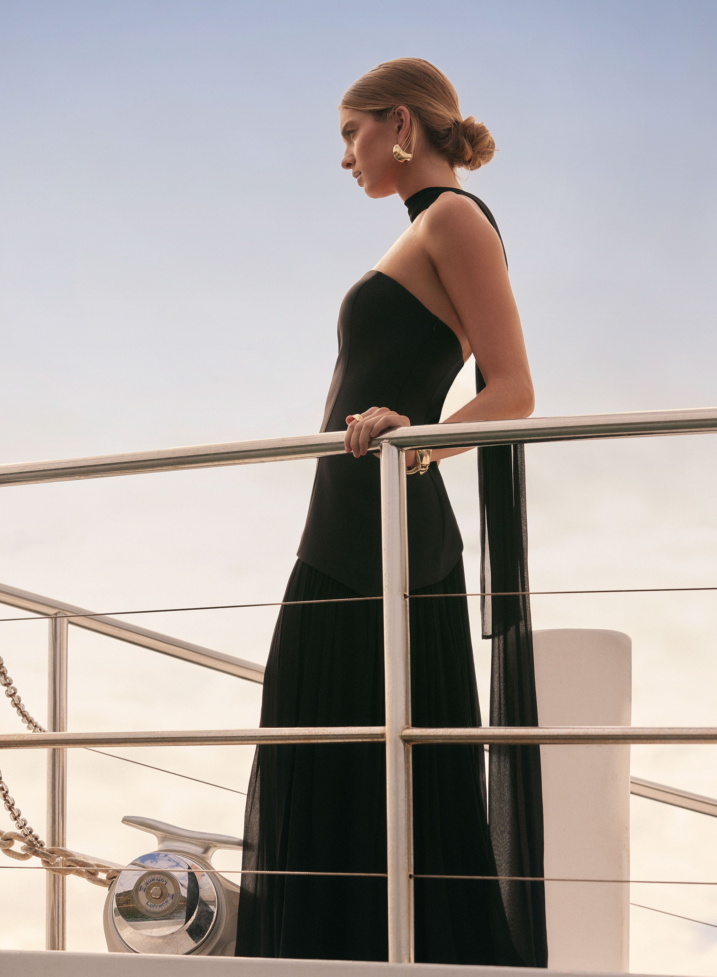 Viewpoint Maxi Dress Black