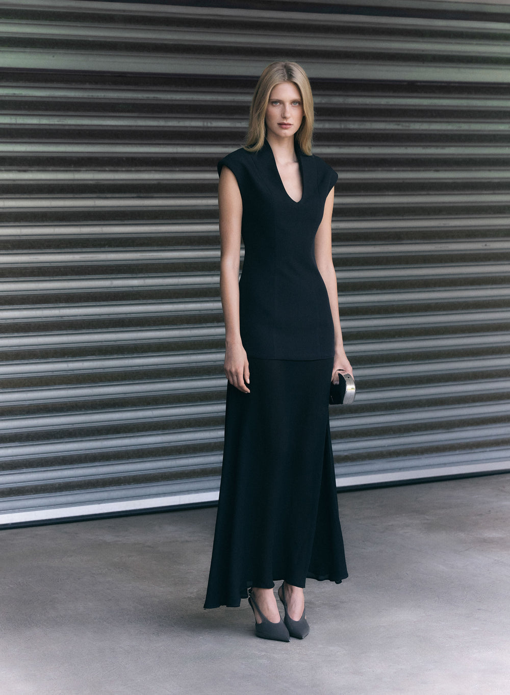 Upscale Evening Dress - Black