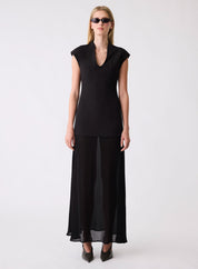 Upscale Evening Dress - Black