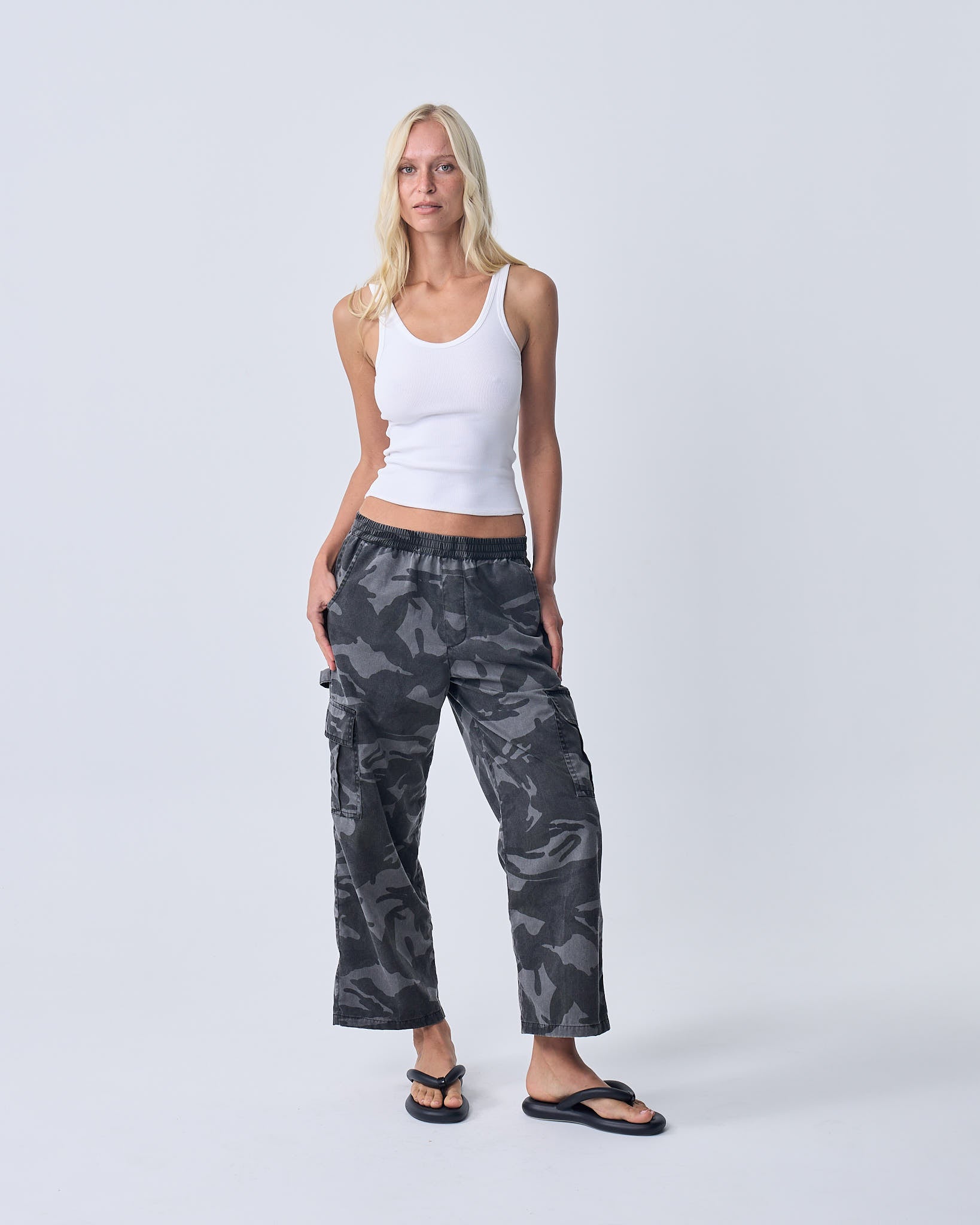 Cargo - Washed Camo Black