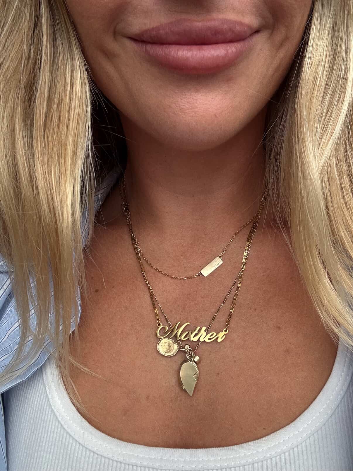 Mother Necklace Gold