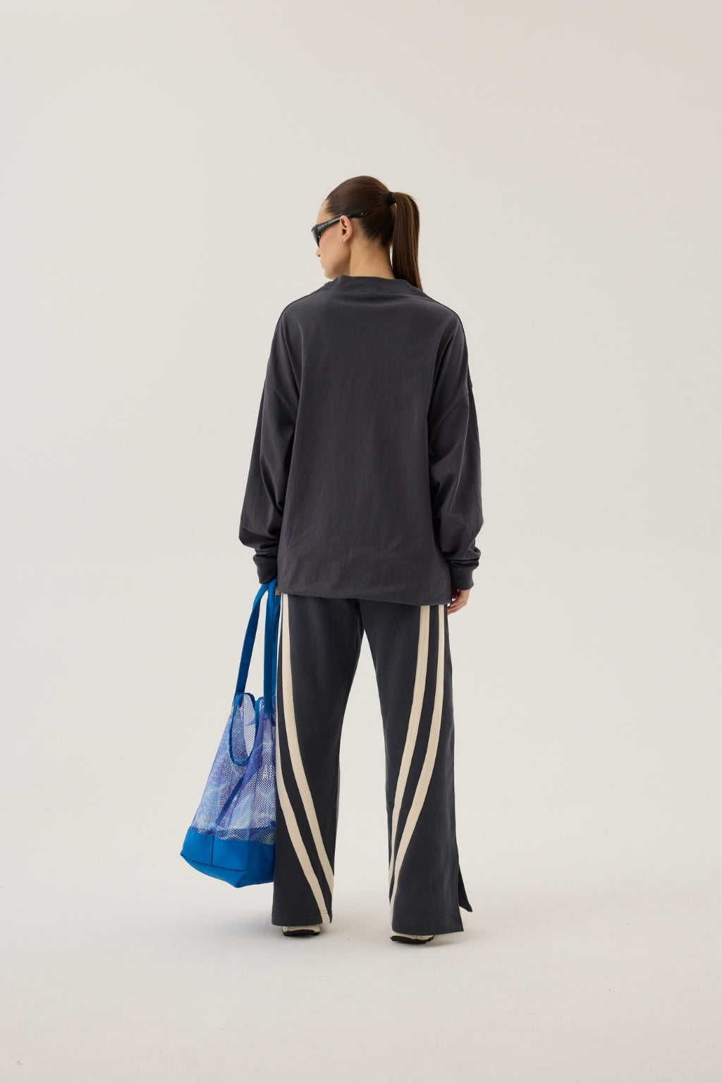Daytona Long Sleeve Top Washed Black