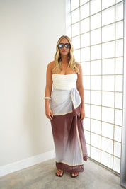 Mia Capri Sarong - Sky