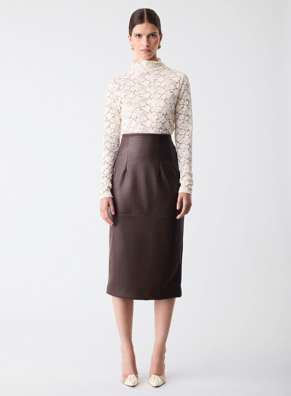 Formation Lace Top Ivory