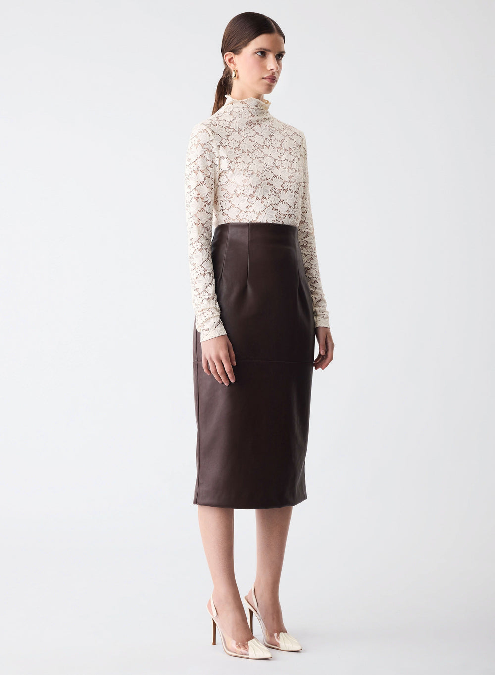 Formation Lace Top Ivory