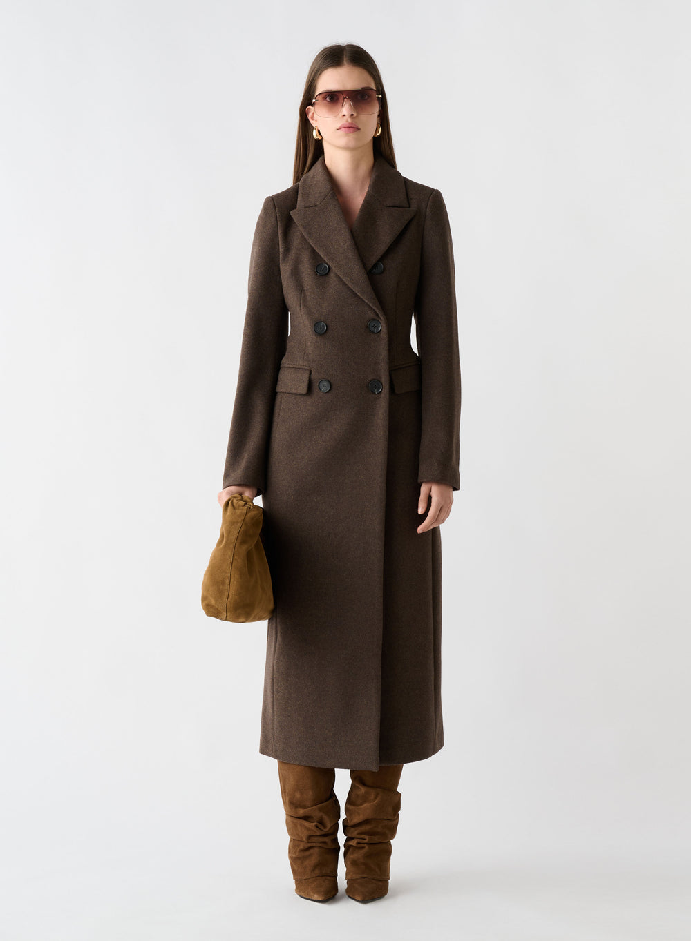 Reverence Tailored Coat Espresso