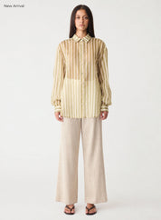 Sahara Shirt Sage Stripe