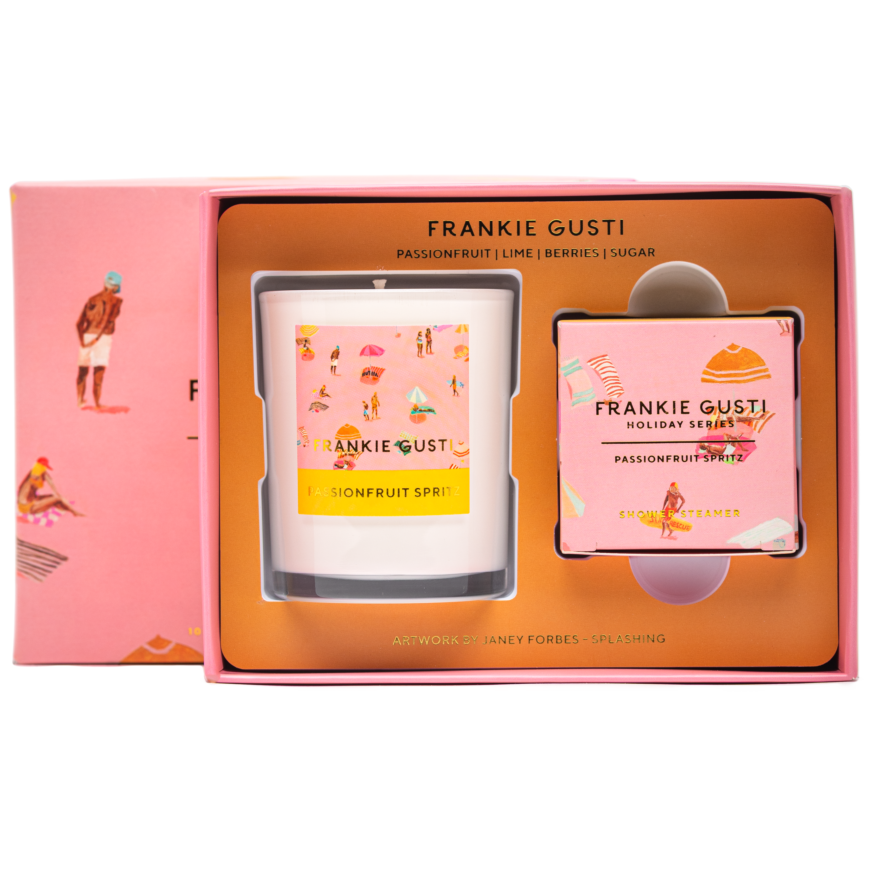 HOLIDAY SERIES CANDLE + STEAMER DUO | PASSIONFRUIT SPRITZ