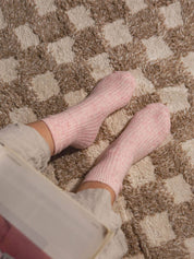 The Comfiest Socks - Blush Pink