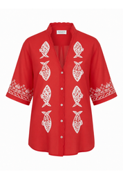 Sardine Embroidered Blouse