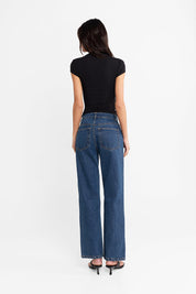 Adalia Cap Sleeve Top | Black