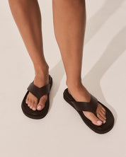 Aila Platform Thong Chocolate