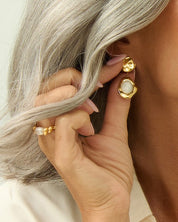 Florentine Mother Of Pearl Earrings