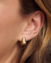 Tess Gold Hoop Earrings