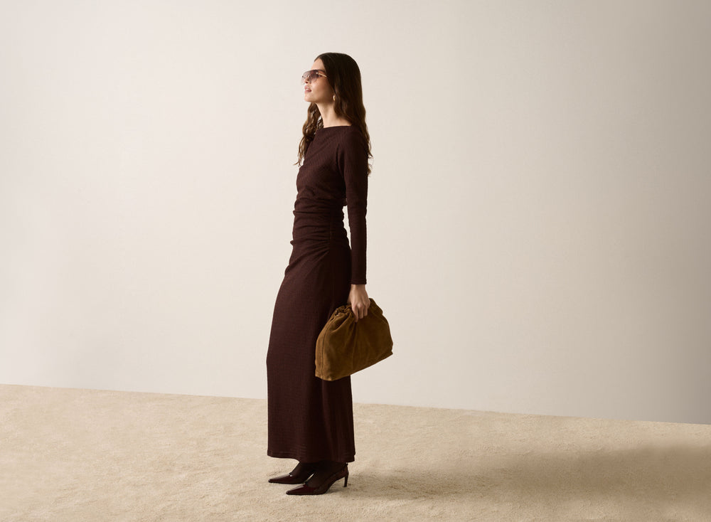 Lulea Midi Dress Coffee