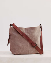 Baby Jute Slouchy Handbag Rosewood