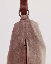 Baby Jute Slouchy Handbag Rosewood