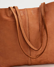 Tumbled Baby Unlined Tote Tan
