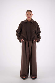 Bailey Bomber Jacket Brown