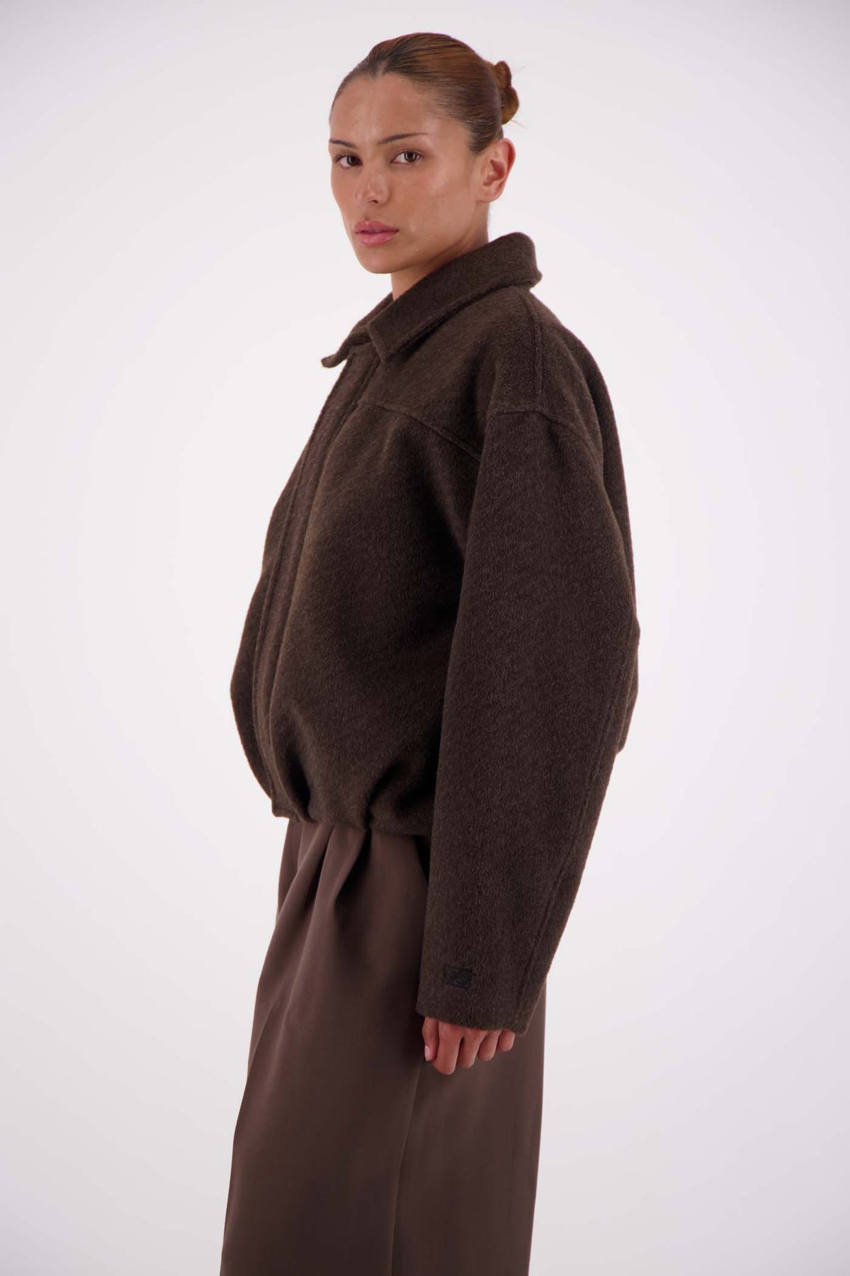 Bailey Bomber Jacket Brown