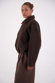 Bailey Bomber Jacket Brown