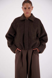 Bailey Bomber Jacket Brown