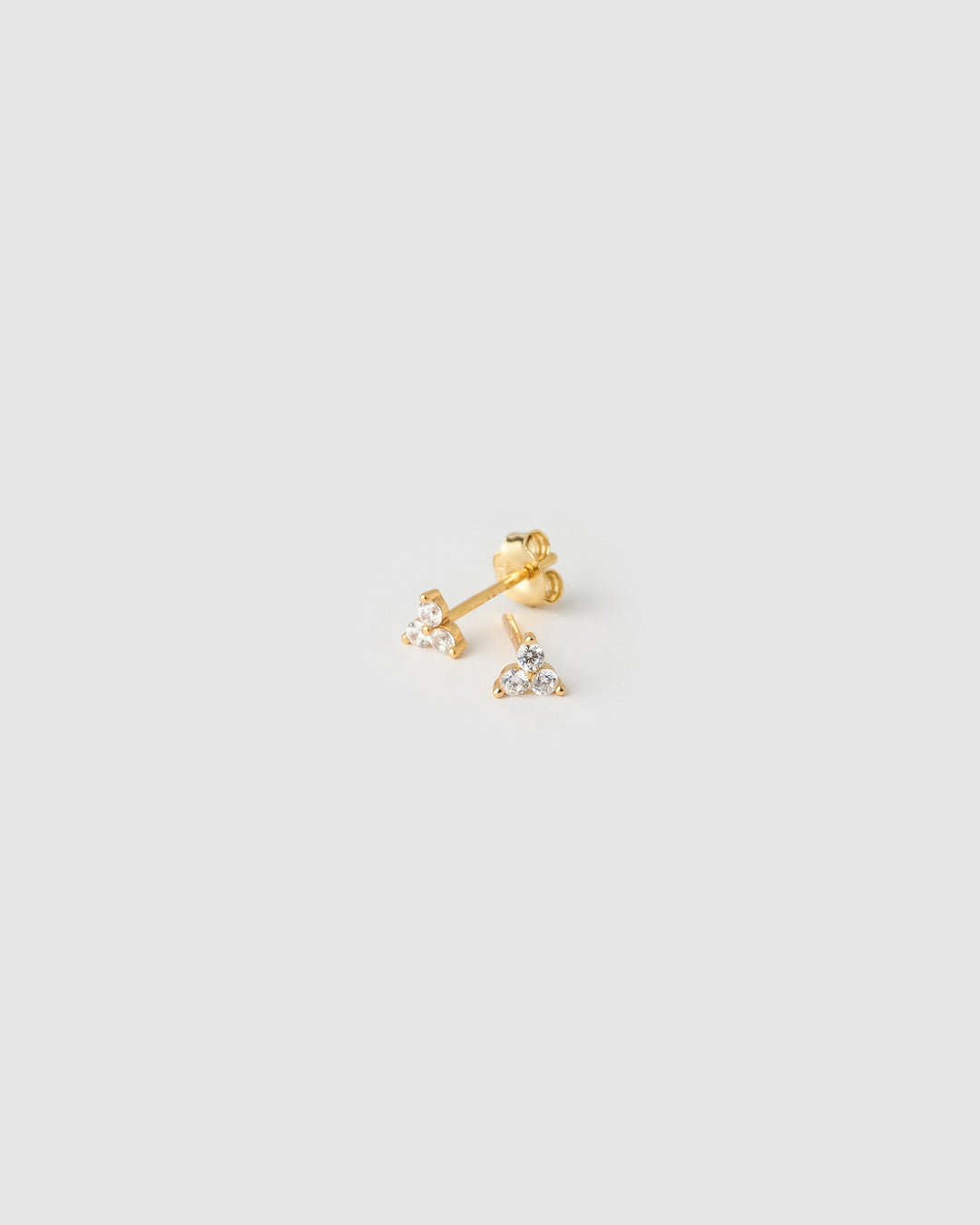 Cassia Stud Earrings - Stone