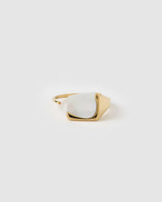 Cleo Gold and Mother of Pearl Ring