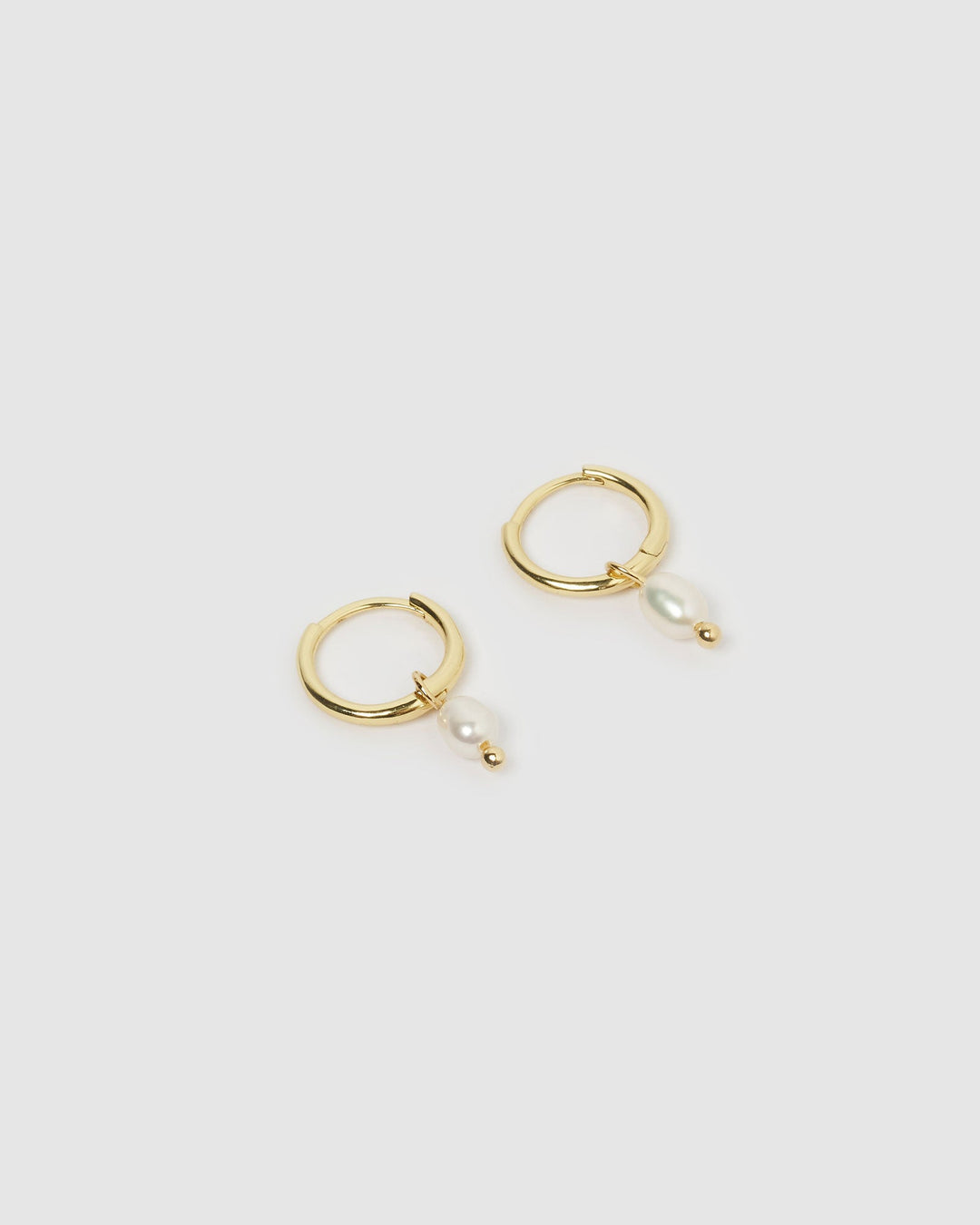 Cordelia Pearl Earrings Gold