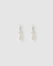 Cordelia Pearl Earrings Silver