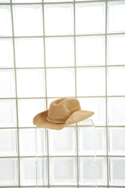 Pearl Cowboy Hat - Raffia