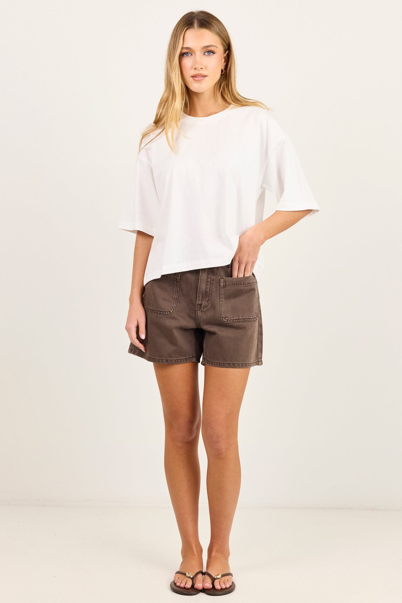Significant Mocha Pocket Front Shorts - Mocha