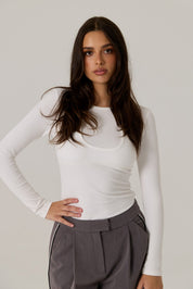 Gia Double Layer LS White