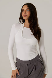 Gia Double Layer LS White