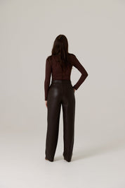 Nia LS Top Dark Truffle