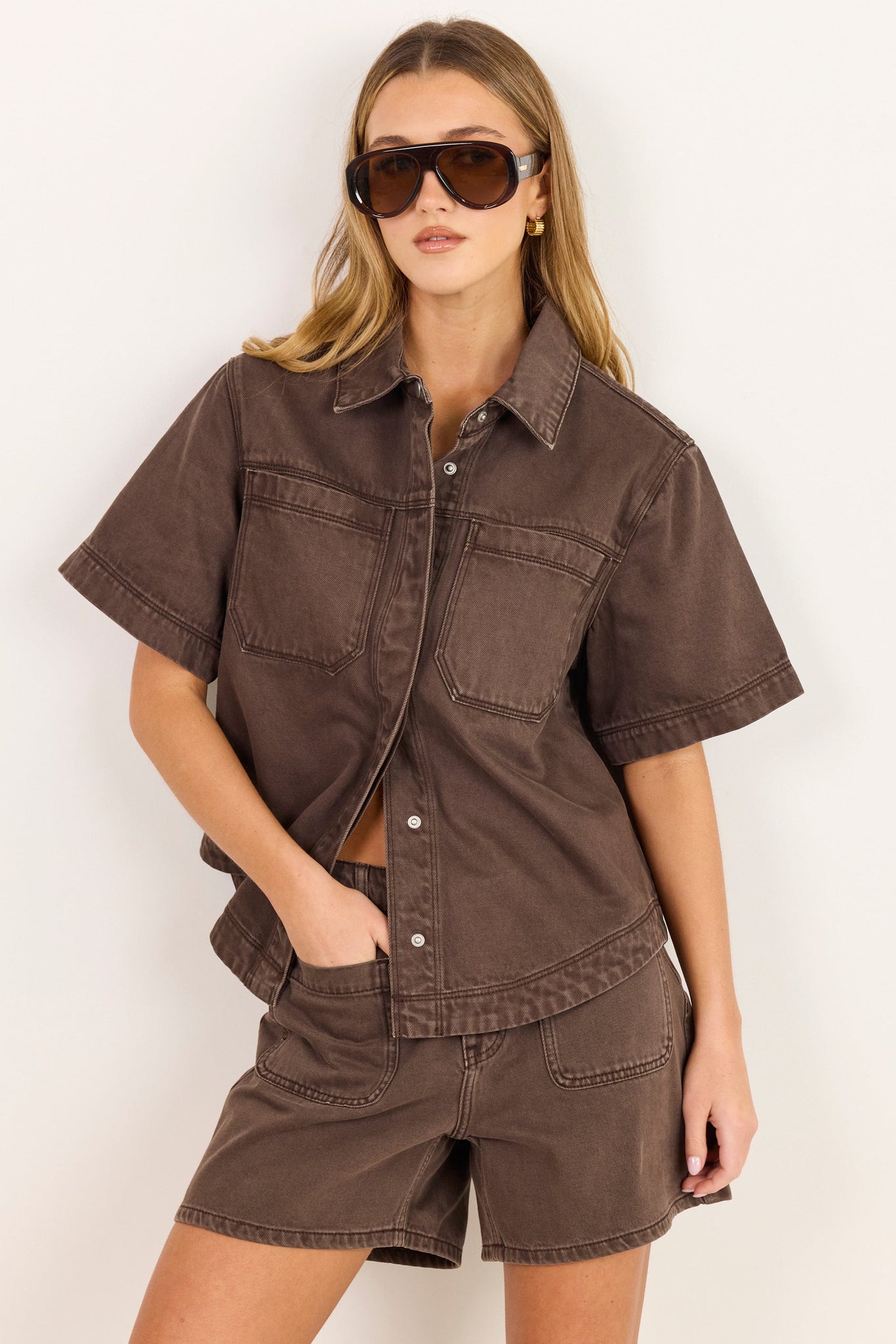 Significant Mocha Pocket Front Shorts - Mocha
