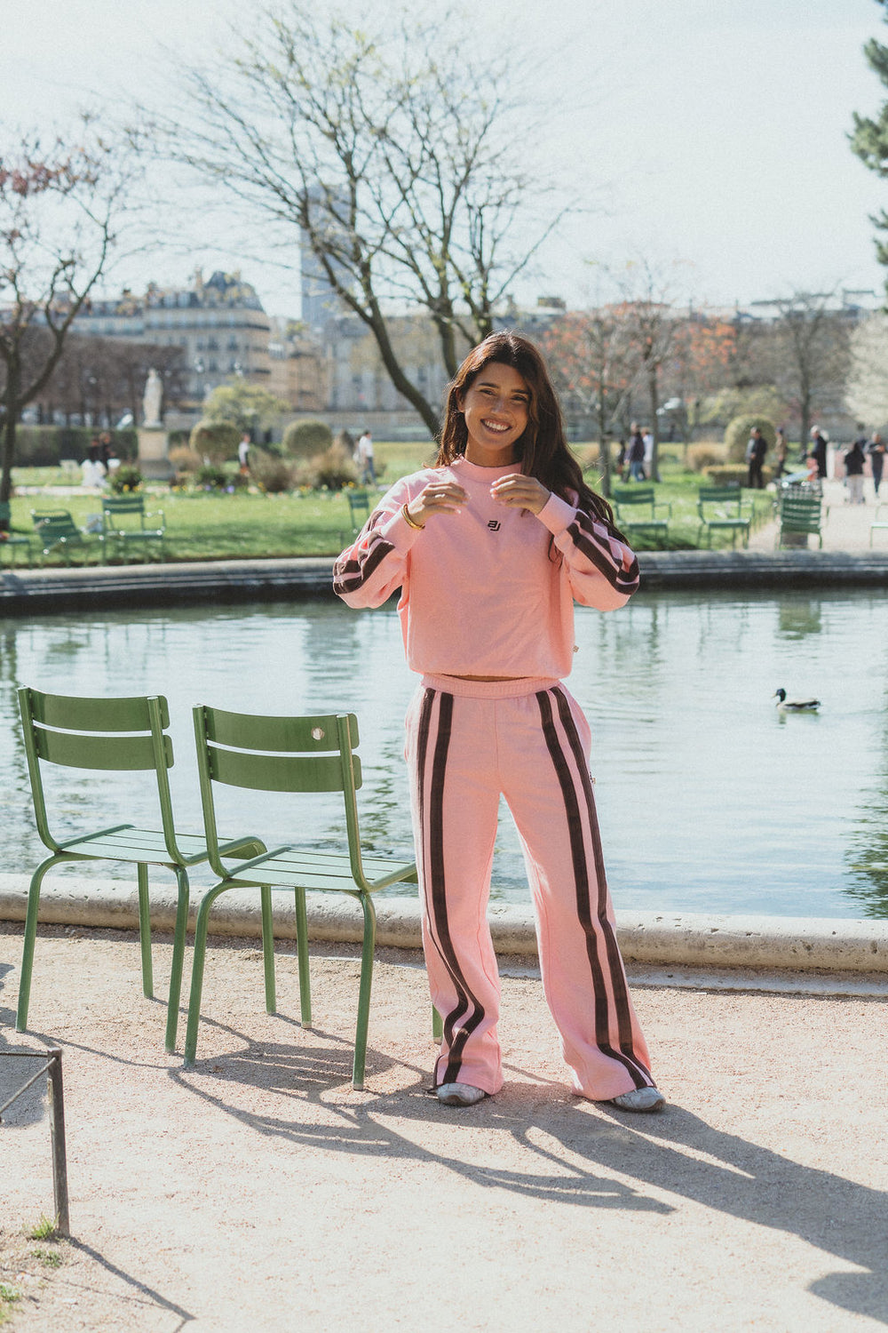 AJ Logo Sweatshirt Rose Quartz
