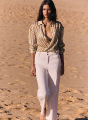 Sahara Shirt Sage Stripe