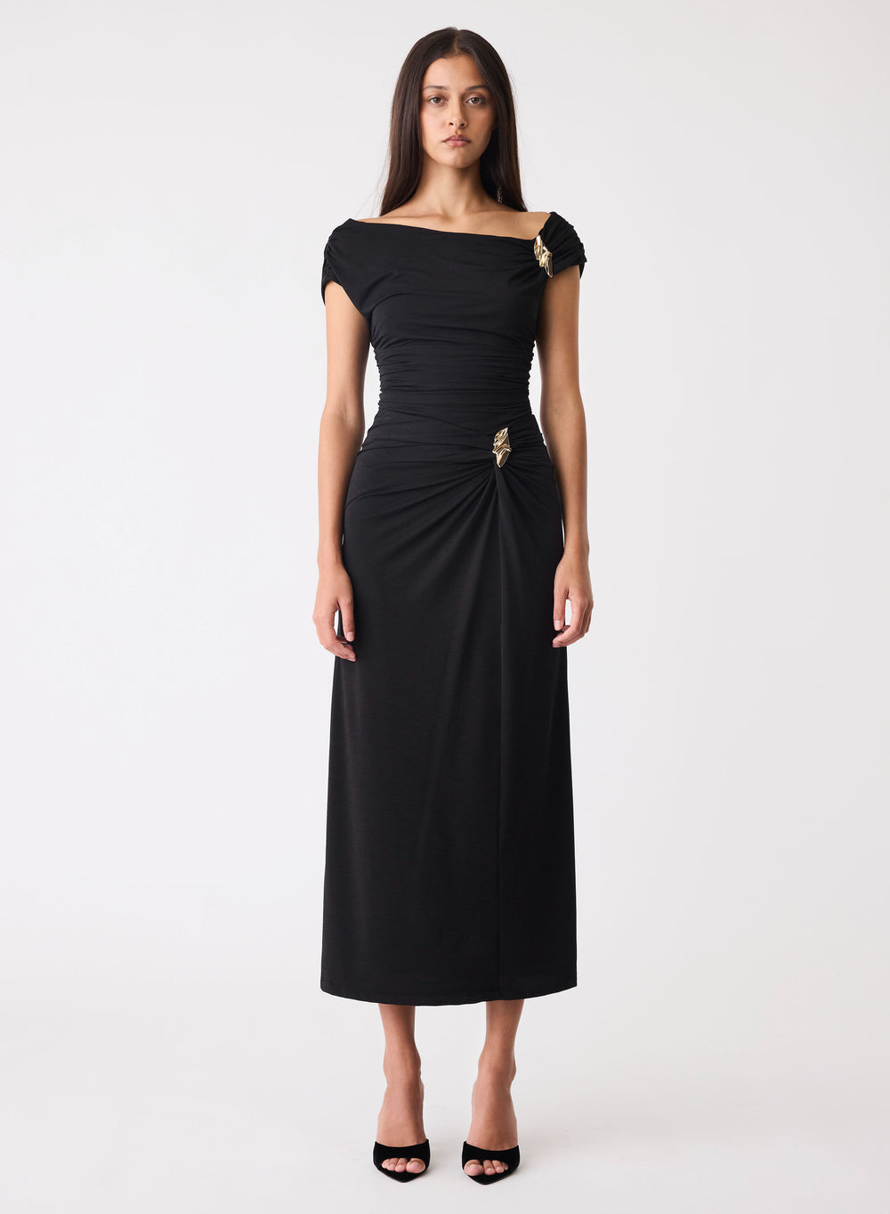 Sculpted Top Black