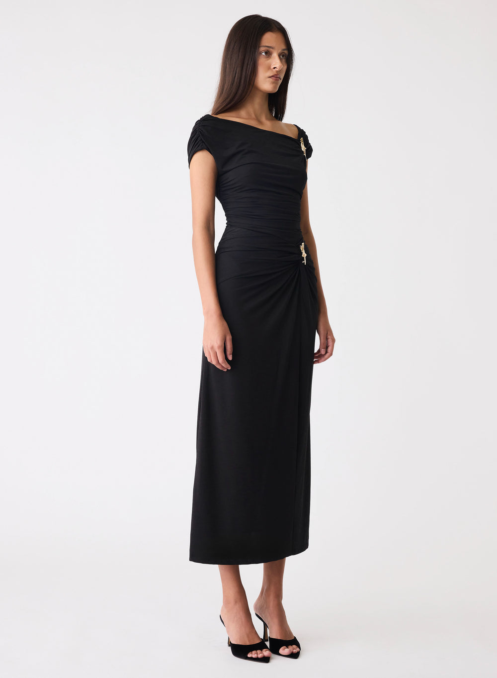 Sculpted Top Black