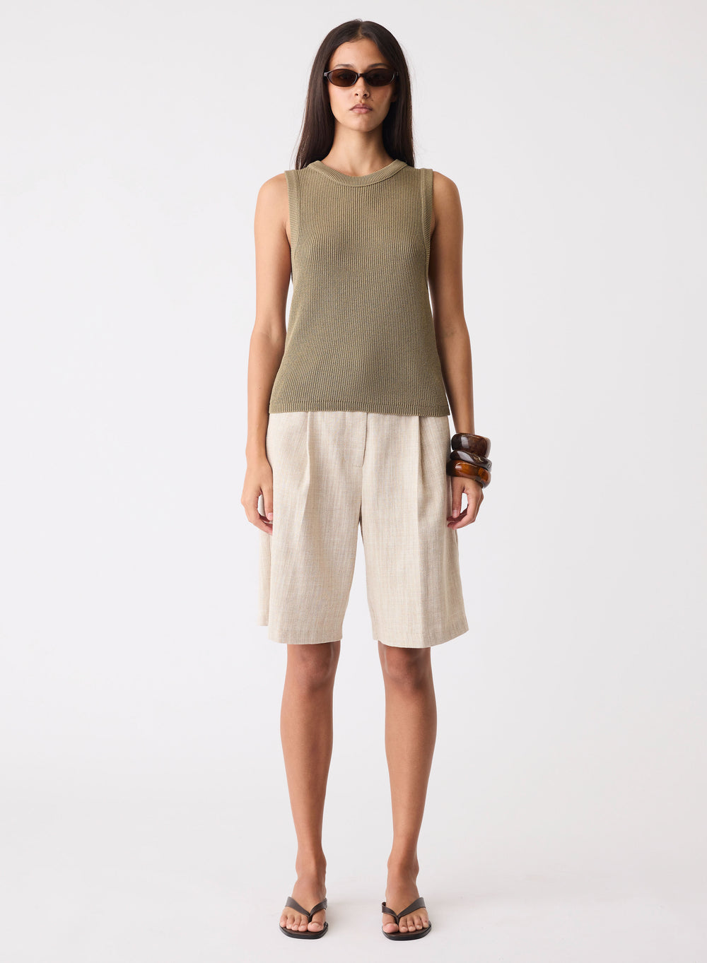Rebound Knit Tank Sage