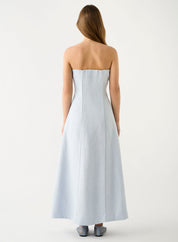 Olivia Maxi Dress - Ice Blue