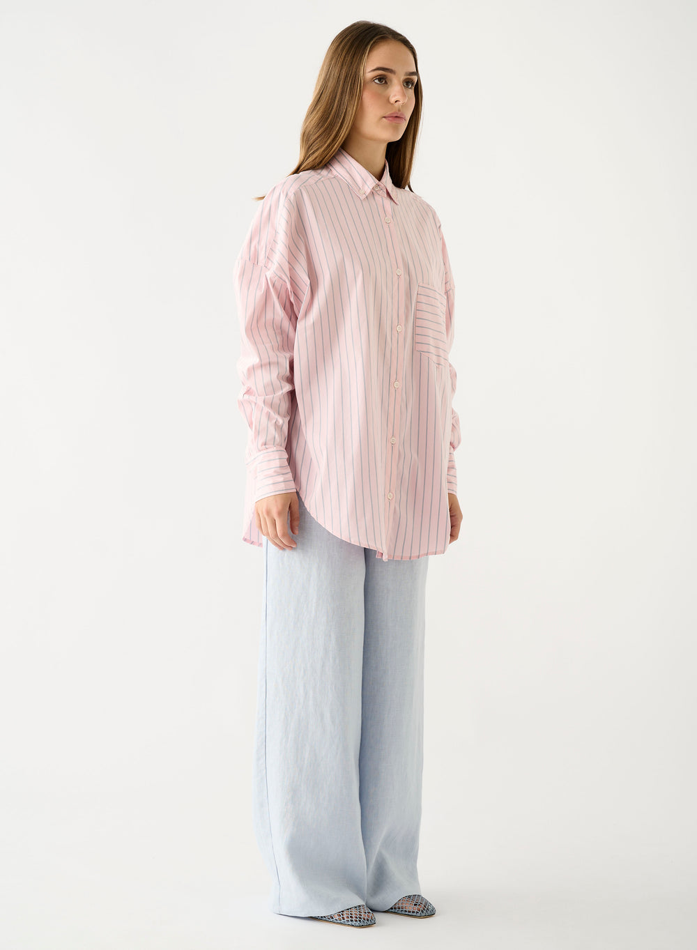 Bayview Stripe Shirt - Pink