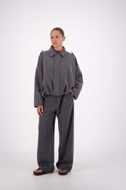 Gigi Bomber Steel Grey