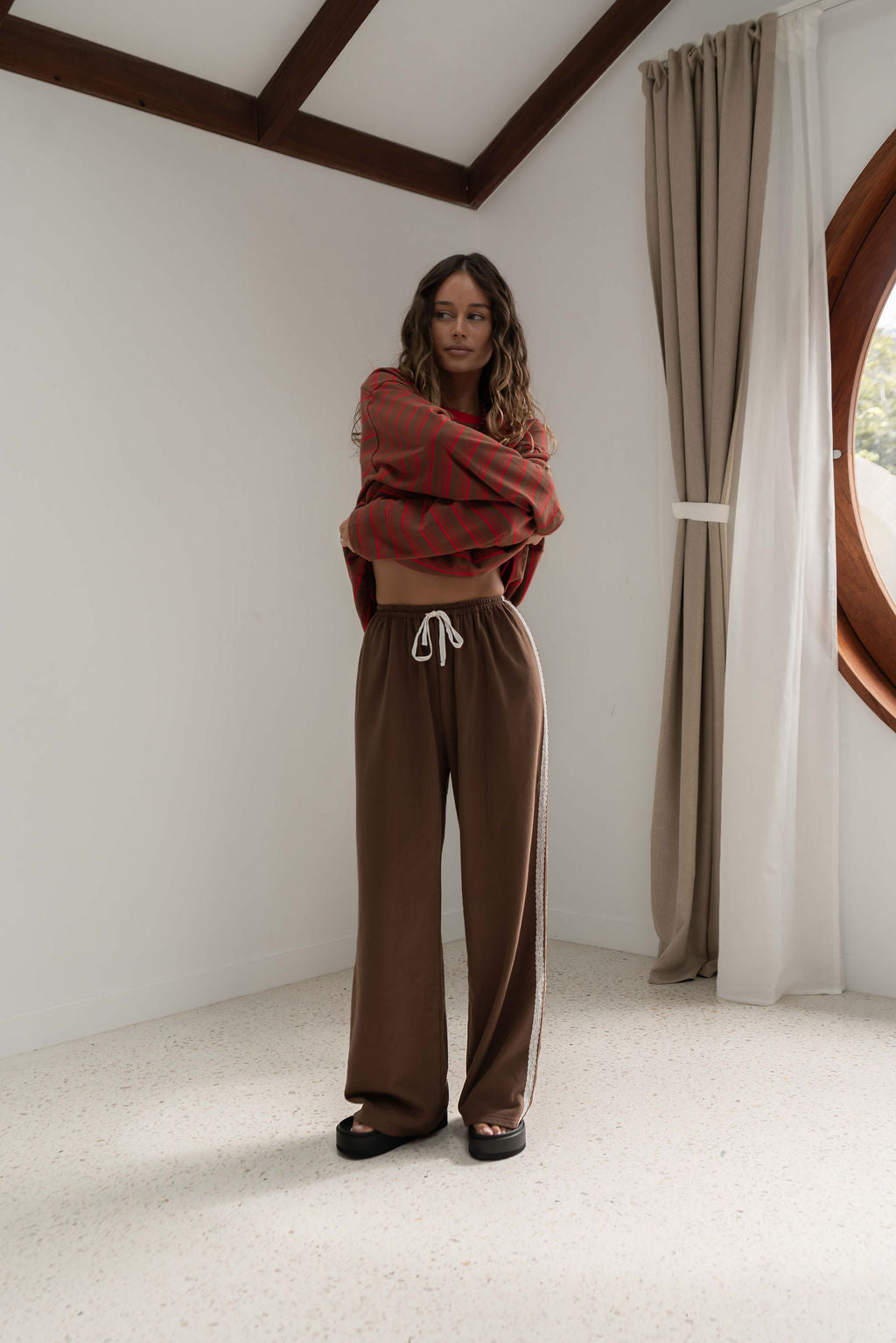 Bobbi Pant Lace Cacao